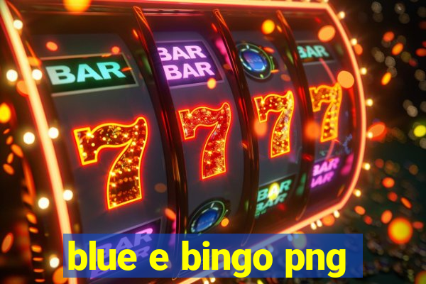 blue e bingo png